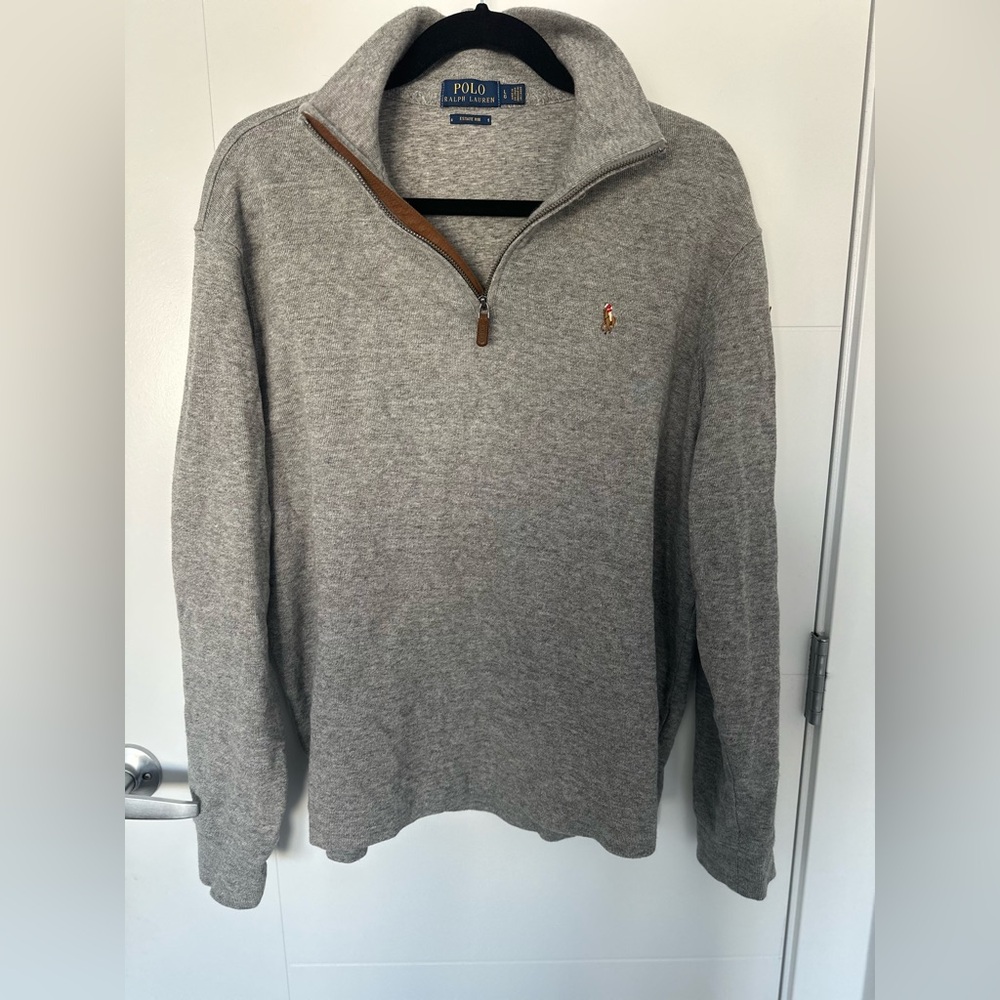 Polo Ralph Lauren Estate-Rib Quarter-Zip Pullover - Picture 5 of 9